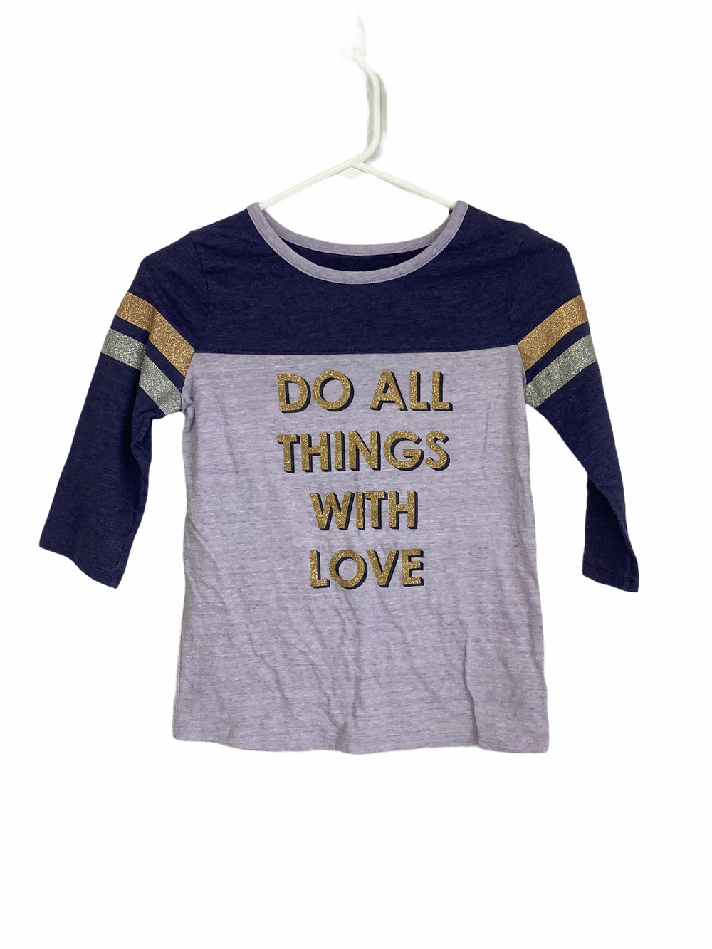 Cat & Jack Sparkle Color Block Baseball T-Shirt